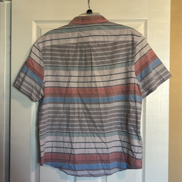 Original Penguin men’s striped short sleeve button down shirt size large - Picture 6 of 8